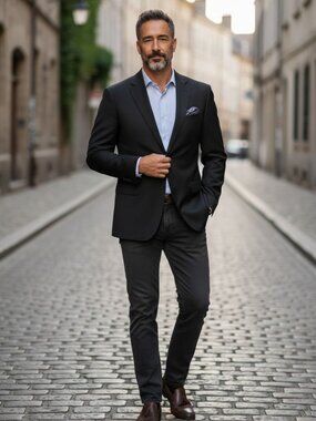 Men slim fit blazer jacket size M (A1)